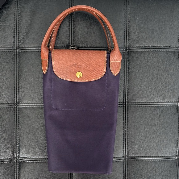 Longchamp Le Pliage Medium Purple Tote - Picture 7 of 7